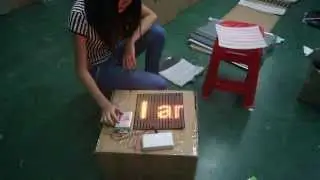 led matrix 32*32 pixels black flexible PCB