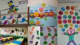 Preschool decoration ideas/Classroom decoration design/wall decoration ideas/Paper decoration ideas