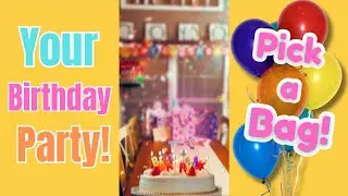 🎉ASMR Birthday Party For YOU! 🎂 Pick Your Gift Bag & Relaxing Sounds 🎁