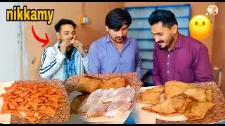 Cake Is Hot 🔥 Challenge | Samosa vs Pizza | Funny Food Challenge 3nikkamy