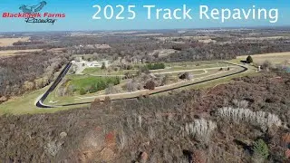 Blackhawk Farms Raceway 2025 Repaving