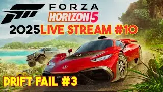 Trying to Drift #3 | Forza Horizon 5 | Silent Live Stream | G920 Steering Wheel