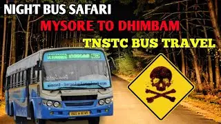 திக் திக் Dhimbam Ghat Road TNSTC BUS TRAVEL | Mysore To Dhimbam