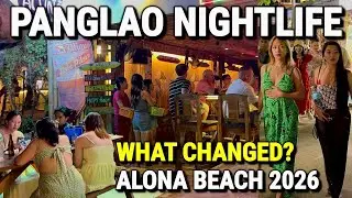 Philippines BEST Nightlife on PANGLAO ISLAND 2026! 🇵🇭 Alona Beach - Restaurants, Bars, Food Prices!