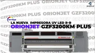 La IMPRESORA UV LED, el equipo de enfoque industrial y de alta producci&oacute;n | ORIONJET 3200KM PLUS R-R