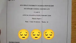 AKUEB PHYSICS SSC II PAPER I 2025 #solution #10th #preparation