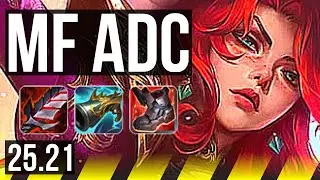 MISS FORTUNE & Taric vs CAITLYN & Bard (ADC) | 10/2/8 | NA Grandmaster | 25.21