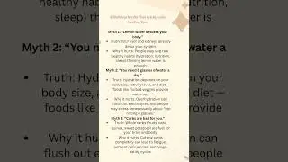 Health Myths You Miss 😲#wellness #education #selfawareness #reality #bodymindbalance