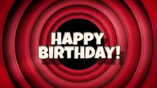 Looney Tunes Style Happy Birthday Ecard Video