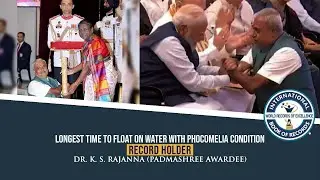 LONGEST TIME TO FLOAT ON WATER WITH PHOCOMELIA CONDITION