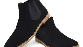 Xelay Mens Smart Casual Slip On Suede Desert Chelsea Ankle Boots Shoes Size 6-11