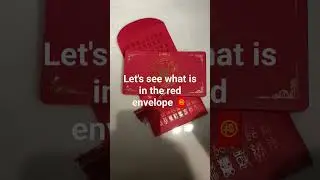 Let's see what is in the red envelope #hongbao #lycee #redenvelope #money #ampao #teaceremony