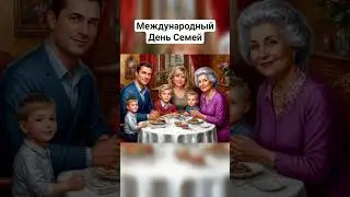 День семей #ai #family #семья #семьялюбовь #love #открытка