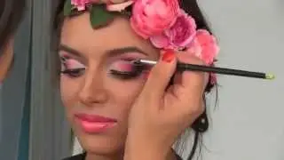 Яркий летний макияж /Make-up tutorial 