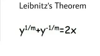 6. LEIBNITZ'S THEOREM | PROBLEM #5 | DIFFERENTIAL CALCULUS