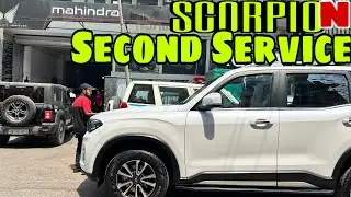 Scorpio N Second Service | Cost | Petrol Automatic 10,000 Km