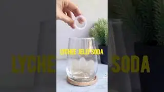 Lychee Jelly Soda Drink ASMR!? 🤤 #shorts