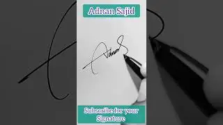 A Signature Style !! Signature Style Of My Name | Signatures #shorts