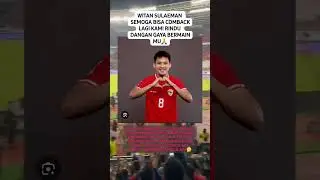 #beritaterkini #beritabola #football#timnasindonesia #timnas #breakingnews #breaking #witansulaiman