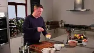 Rodda's Cornish clotted cream pannacotta with poached fruits