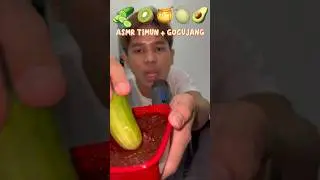 Asmr timun gochujang #asmrsounds #short #shorts