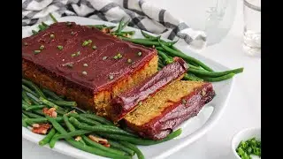 Vegan Lentil and Mushroom Meatloaf
