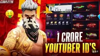 100 Level Richest 🤑 Youtubers ID's worth 1 Crore | Darling Game and tech 💥