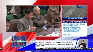 Sen. Lacson &ndash; Hindi na magbabago ang rekomendasyon sa draft Blue Ribbon Committee... | Unang Balita