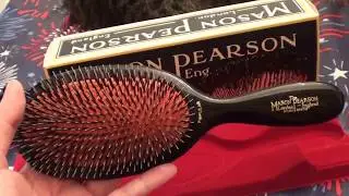 MASON PEARSON Popular Mixture Hair Brush Large London England REVIEW