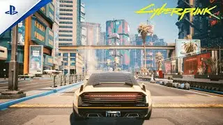 Cyberpunk 2077 - Free Roam exploration in Night City | PS5 Gameplay 4K HD