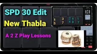 SPD 30 Edit Thabla Patch | Octapad Lessons Sinhala |D Max SPD | SPD 30 Sri Lanka Style | SPD 30 Live