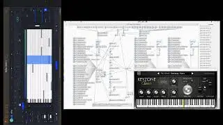 Riffer + KORG Gadget + KEYZONE Classic  + Launchpad