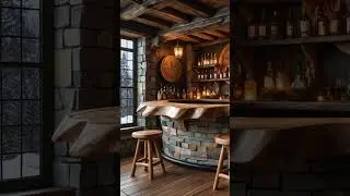 This Rustic Home Bar Will Give You Major Cabin Dreams