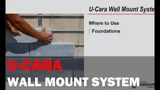 U-Cara Wall Mount System by Jason Stafford - Unilock Michigan