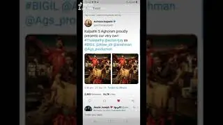 #Bigil new movie offical first look |actor vijay
