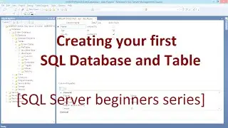 SQL Tutorial for Beginners Creating your first Database and Tables