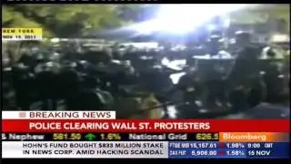 OWS Raid by Police November 15 Occupy Wall Street