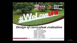 CNI5001 Group 4 Design of Curriculum Evaluation