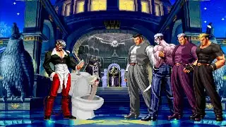 [KOF Mugen] Crazy Iori vs Ryuji Yamazaki Team