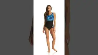 Waterpro Women's Marina Splice U-Back One Piece Swimsuit | SwimOutlet.com