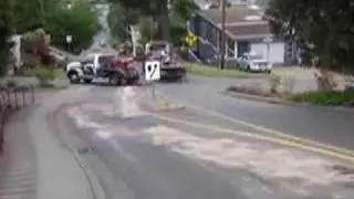 Motorcycle accident Oxford St. steep hill White Rock BC.