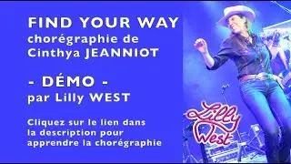 [DEMO] FIND YOUR WAY de Cinthya JEANNIOT, enseign&eacute;e par Lilly WEST