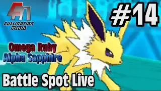 Pokemon Omega Ruby and Alpha Sapphire: Battle Spot Live #14: Jolteon the Jolt-Absorber!