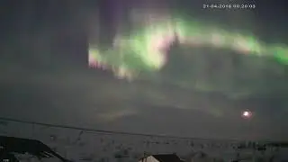 21.04.18 Полярное сияние Новый Уренгой
