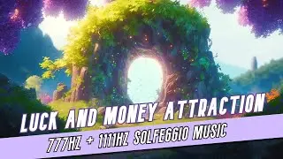 Money Attraction and Luck With 1111Hz + 777Hz  Wealth Frequency  | Attract Wealth Right Now