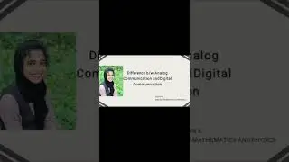 DIFFERENCE BETWEEN ANALOG & DIGITAL COMMUNICATION |  INTRO TO COMPUTER & OFFICE AUTOMATION | SHIFA