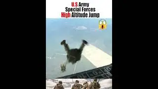 U.S. Army Special Forces - High Altitude Jump #shorts #respect #ytshorts #usa #usairforce
