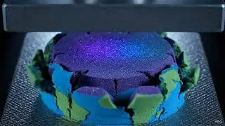 Hydraulic Press vs. Earth! 🌍💥 (Hidden Galaxy Reveal)