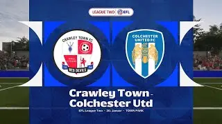 EA Sports FC 26 | Crawley Town vs Colchester - EFL League Two | Gameplay PS5