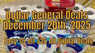 20.12.25 - В субботу в Dollar General действуют купоны на скидку 5 долларов при покупке на сумму ...